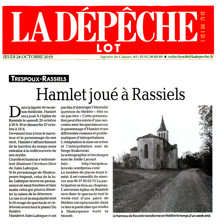 La Depeche-Hamlet-Eglise de Rassiels